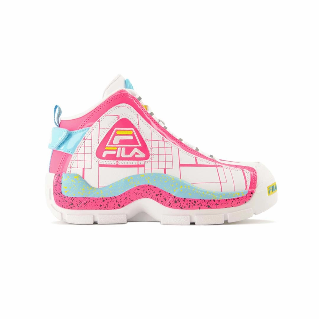 FILA - Kids' (Junior) Grant Hill 2 Shoes (3BM01756 149) Versatile Silhouette Gusseted Tongue Design