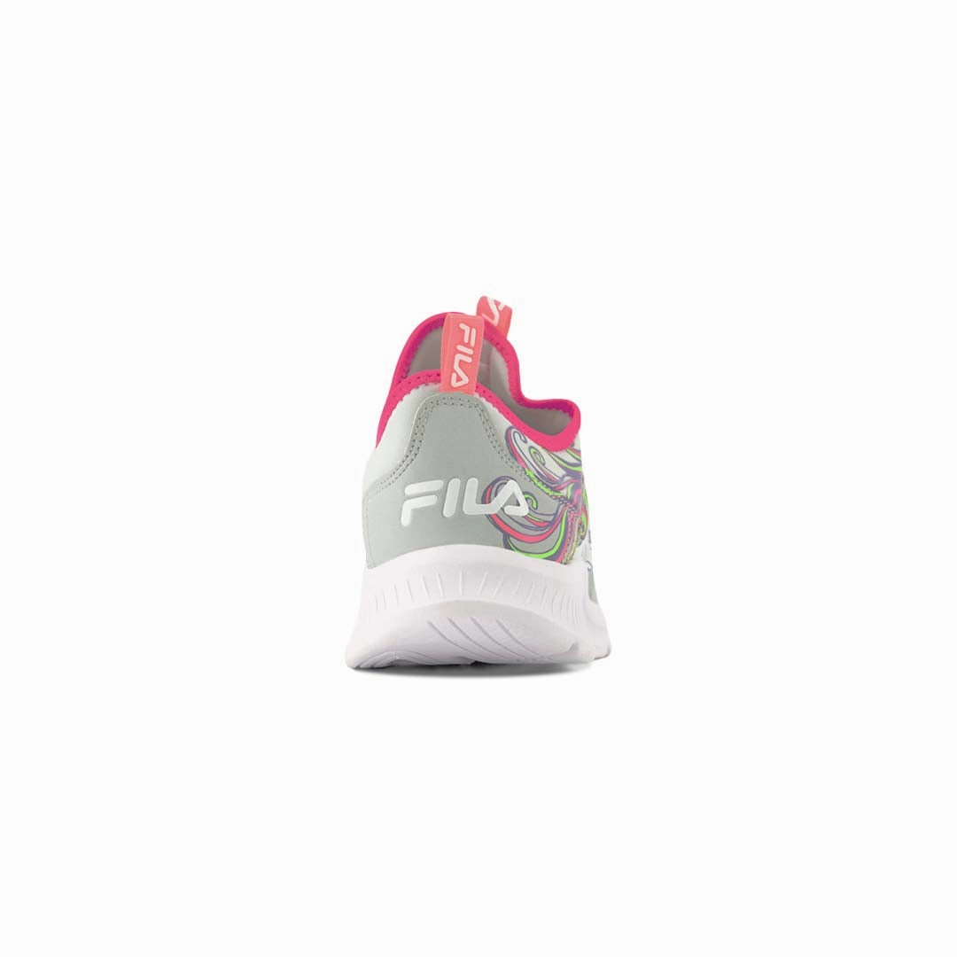 FILA - Kids' (Junior) Landbuzzer Graphic Shoes (3RM02114 070) Compression Molded Midsoles Smooth exterior