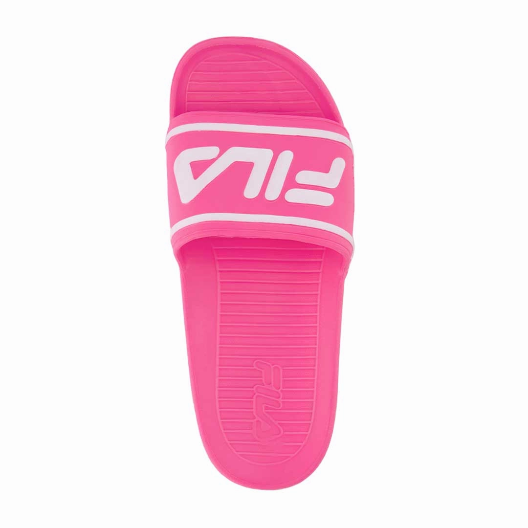 FILA - Kids' (Preschool & Junior) Sleek Slides (3SM00021 662) Neutral Control Soft Soles