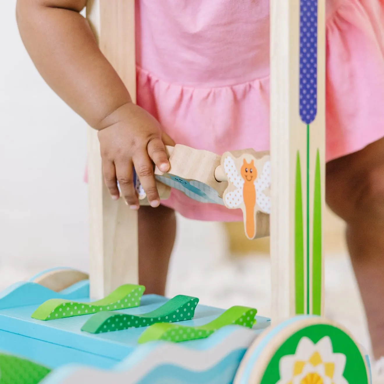 First Play Chomp & Clack Alligator Push Toy