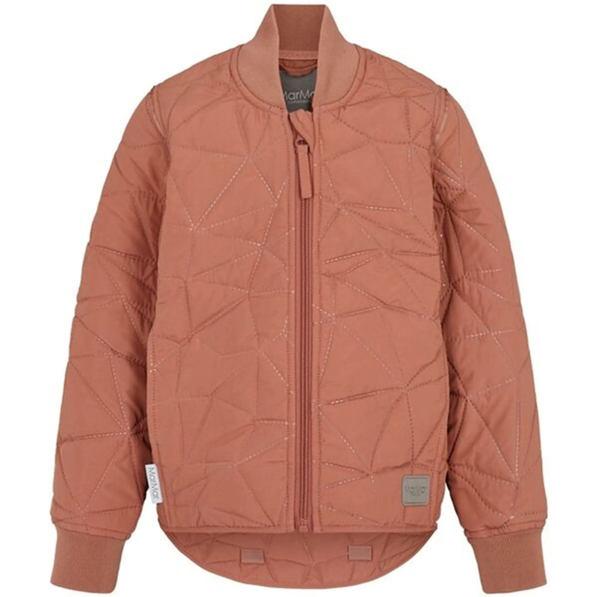 Single Buttons Pattern Print MarMar Rose Blush Jacket Thermo Orry