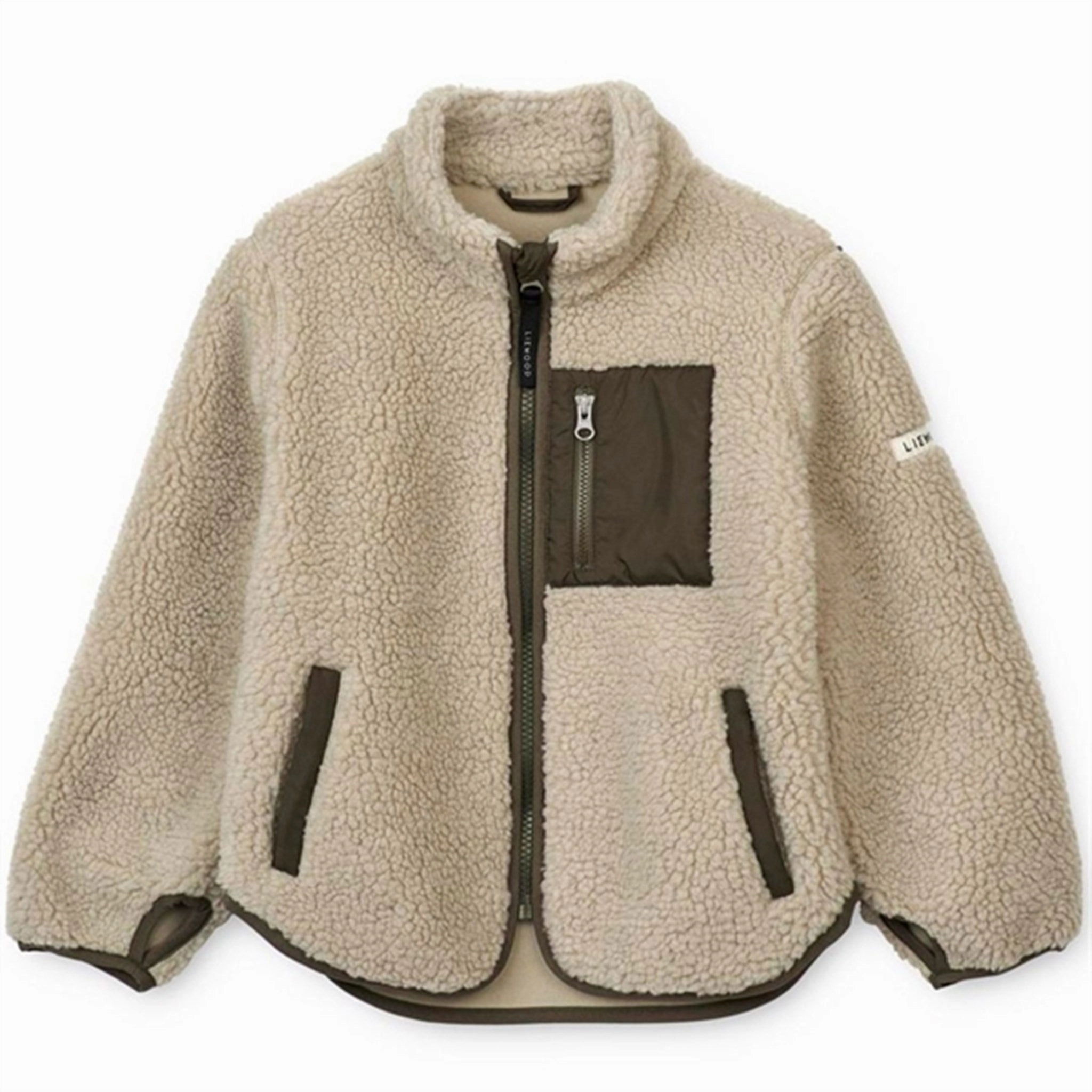 Liewood Nolan Pile Jacket Mist / Army Brown All Season Adaptability