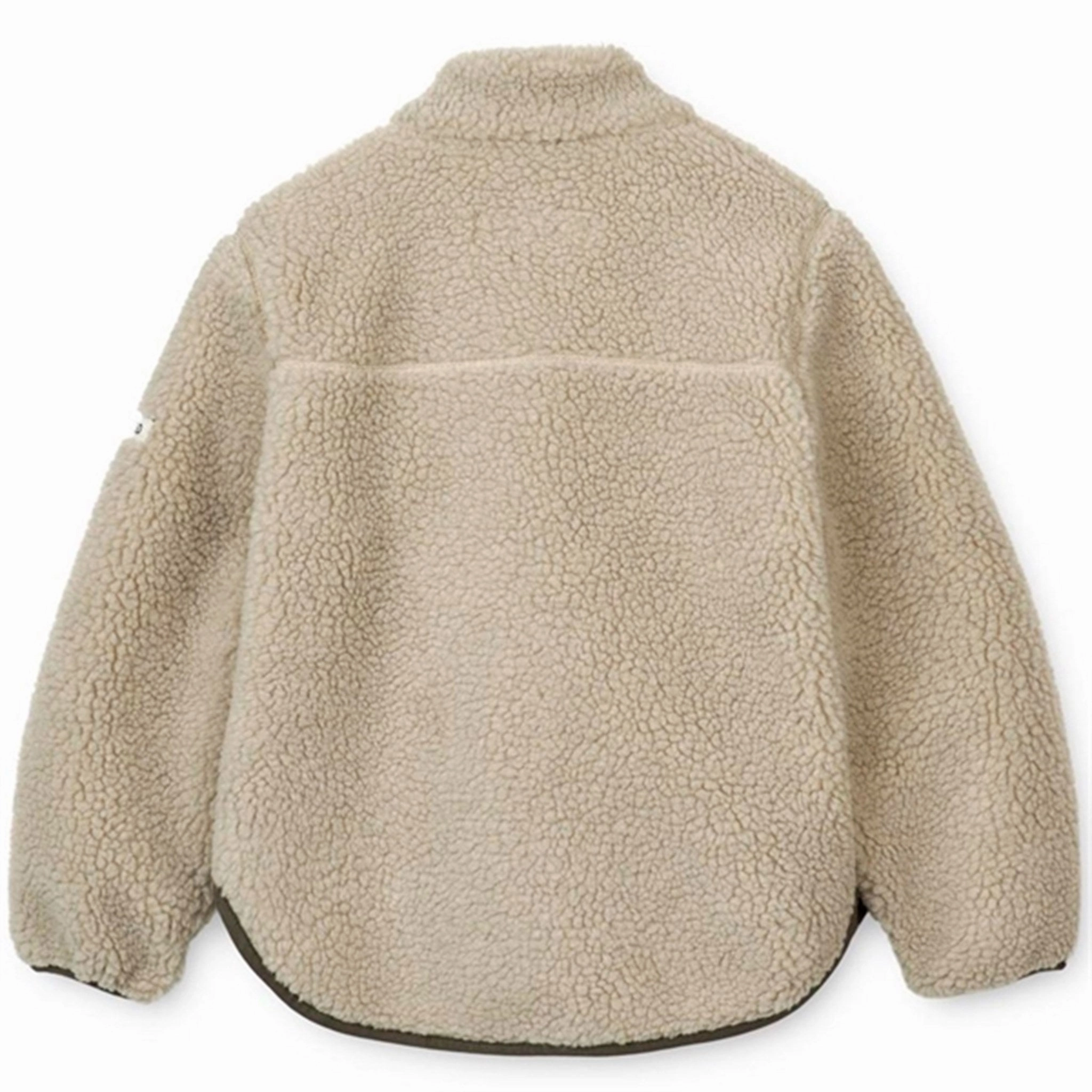 Liewood Nolan Pile Jacket Mist / Army Brown Quilted Pattern