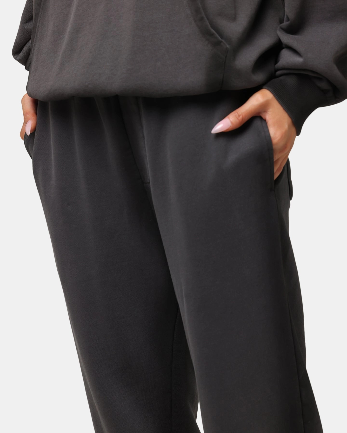 Saint Morta Contrast Wash Sweatpants Washed Black Outdoor Friendly
