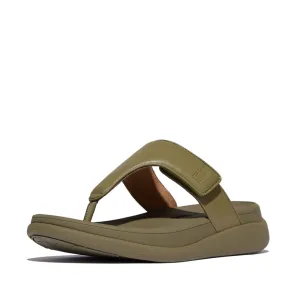FitFlop F-Mode Go Adjustable Flatform Sandals - Camo Green