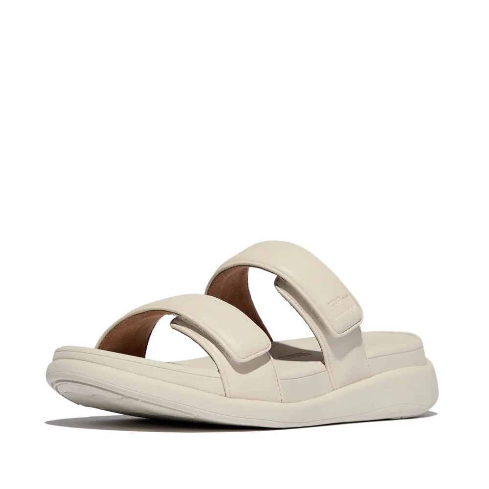 FitFlop F-Mode Go Adjustable Flatform Two Bar Slide Sandals - Paris Beige
