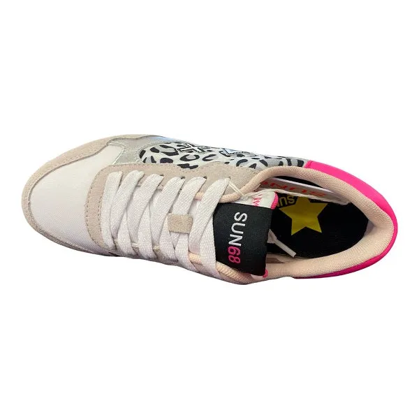 Sun68 sneakers da donna Kelly Animal Body Z32217 01 bianco Biomechanical Contouring