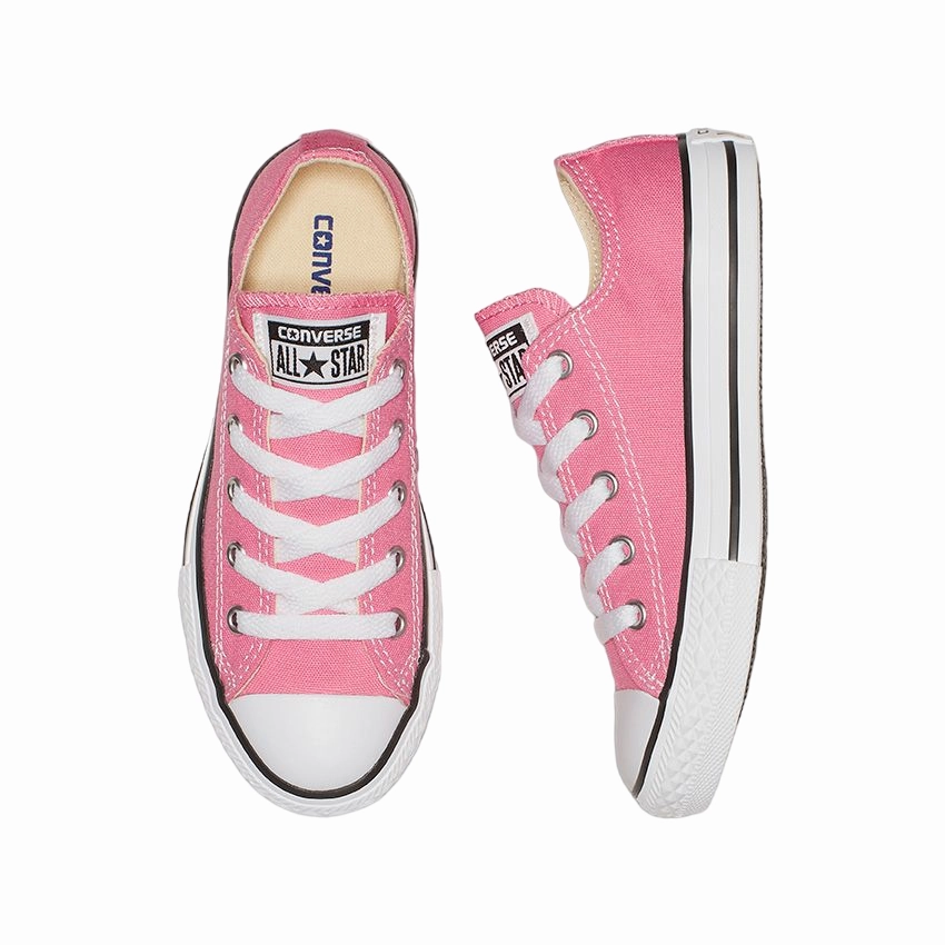 Converse All Star Chuck Taylor OX  Junior Tela 3J238C | Sneakers rosa toe - box roomy shoes