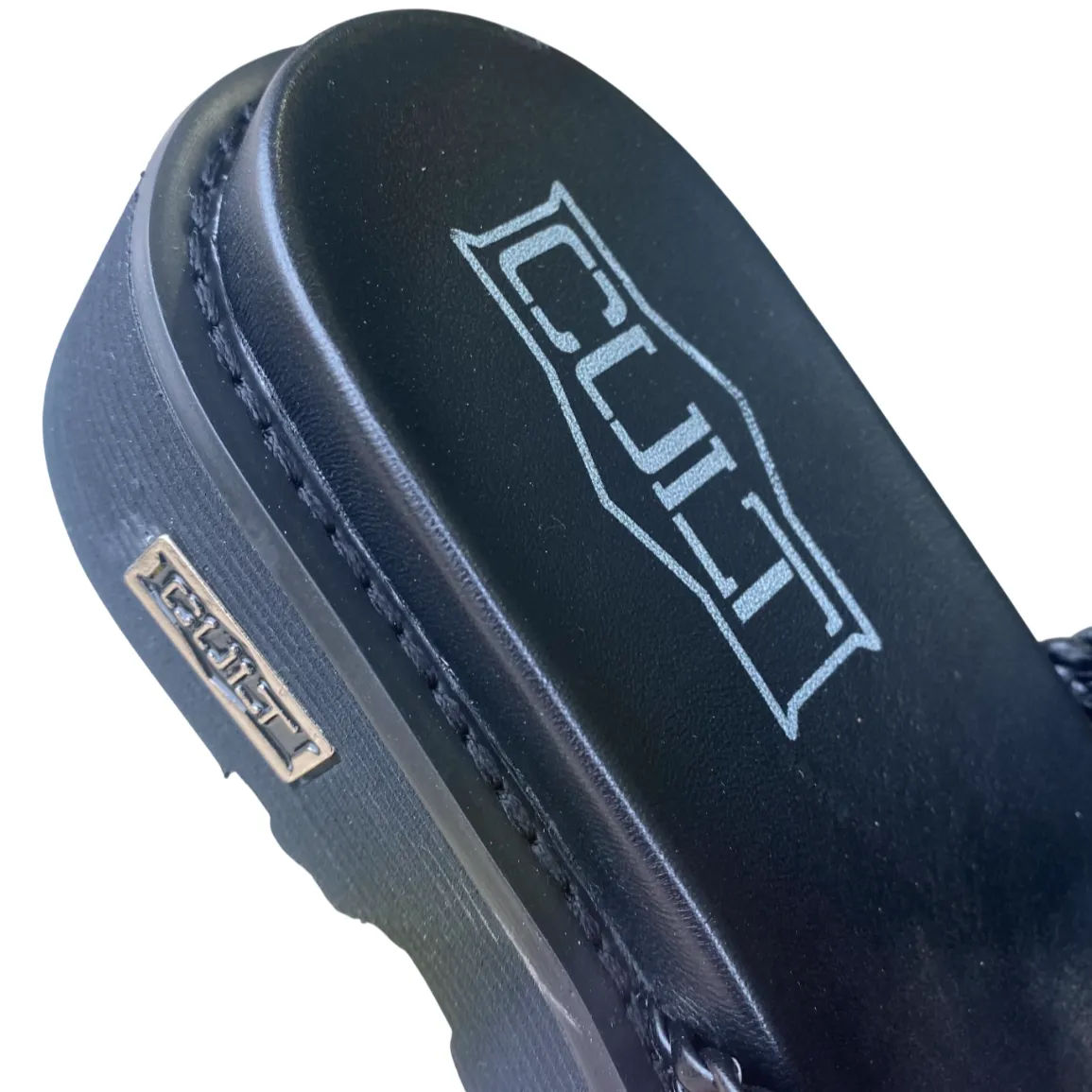 Airy Vibe Cult sandalo flat da donna con fascia in pelle intrecciata e fiocco in reso ZIGGY 4288 nero