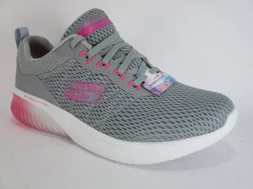 snowy - day shoes Skechers scarpa fitness da donna Skech Air Ultra Flex 13290 LGHP grigio chiaro