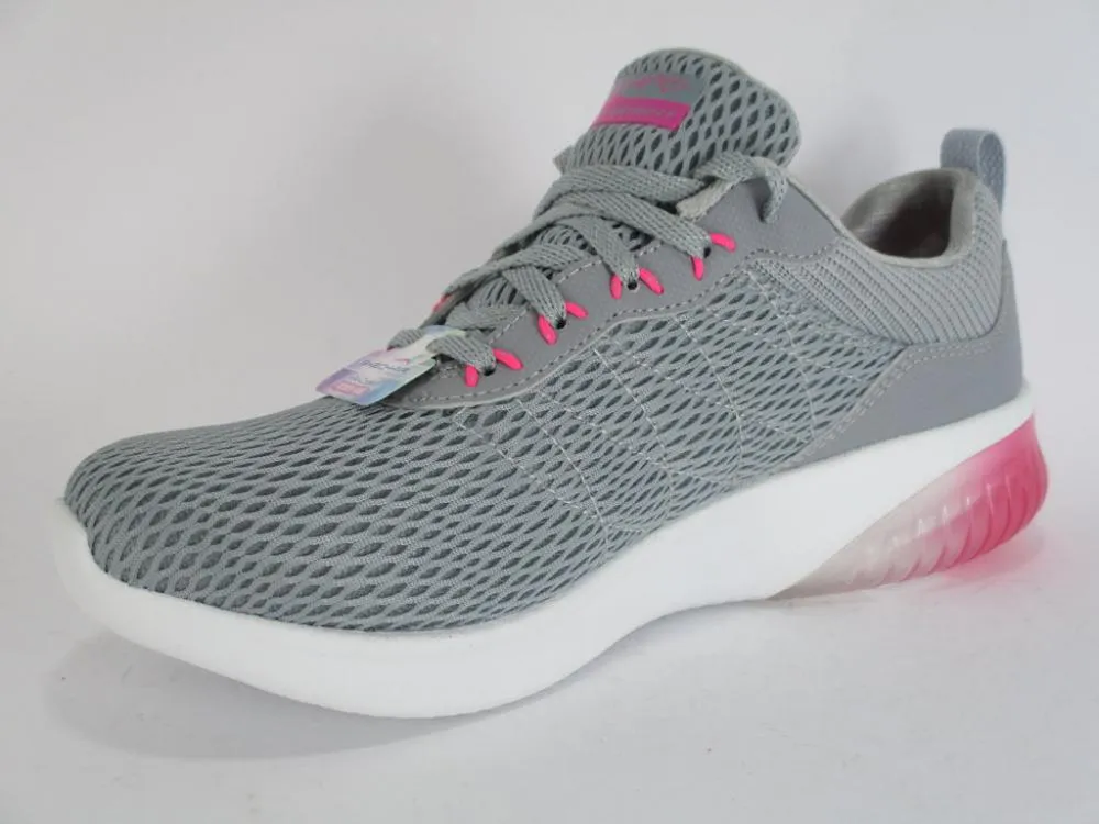 Skechers scarpa fitness da donna Skech Air Ultra Flex 13290 LGHP grigio chiaro breathable - straps