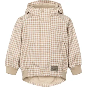 Anti Pilling Texture MarMar Olio Jacket Gingham Check Technical Summer Outerwear