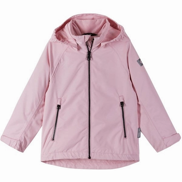 Reima Reimatec Jacket Soutu Pink Scratch Resistant Zippers Sun Protective Fabric
