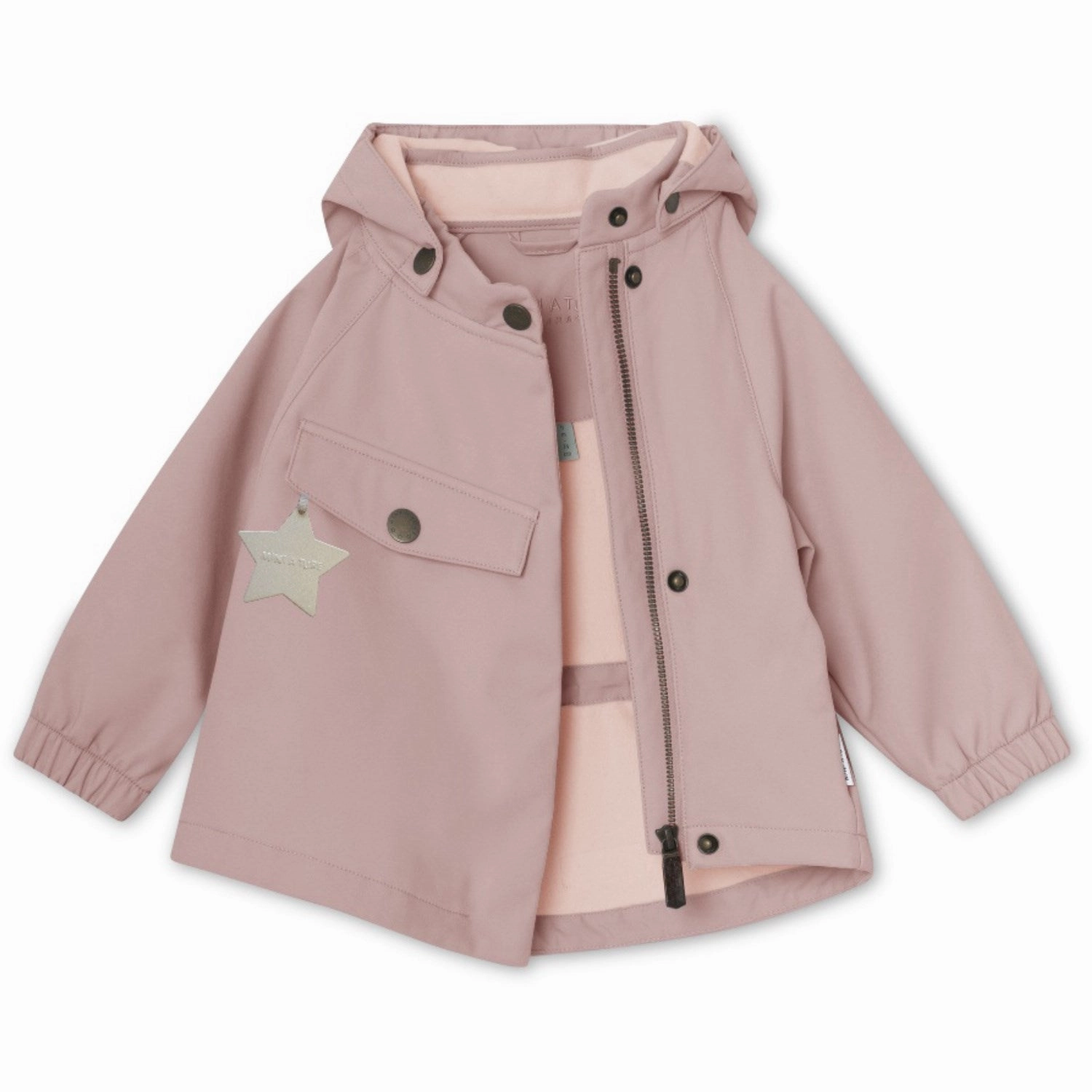 High Visibility Trims Mini A ture Cloudy Rose Wai Spring Softshell Jacket. GRS