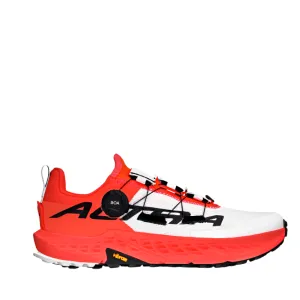 Altra Men's Timp Boa Trail Running Shoe in White/Coral SS25 Smooth Stride Transition