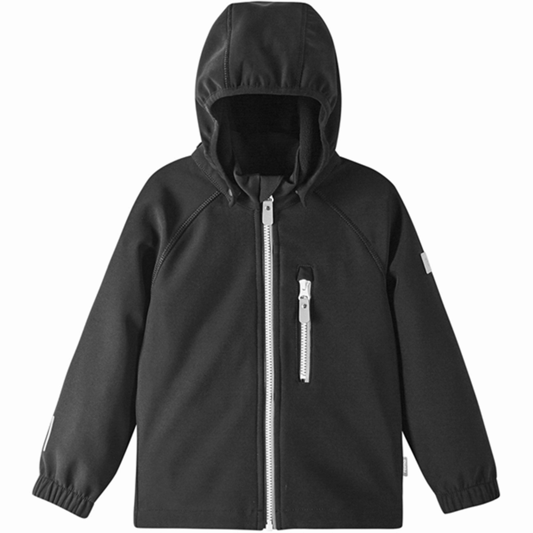 Reima Softshell Jakke Vantti Black Subtle Design Detail