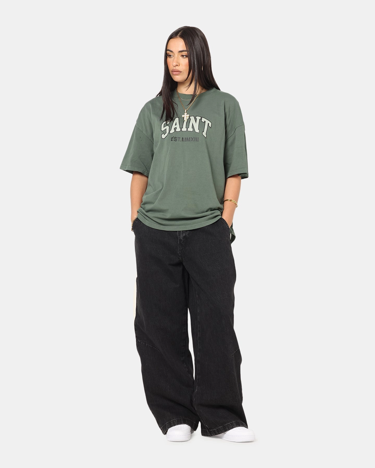 Comfort Base Saint Morta Amplus Sidewinder Jeans Black/Off White