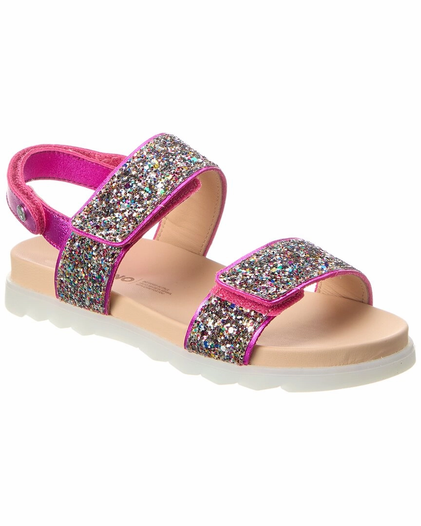Travel Step Naturino Jemes Glitter & Leather Sandal