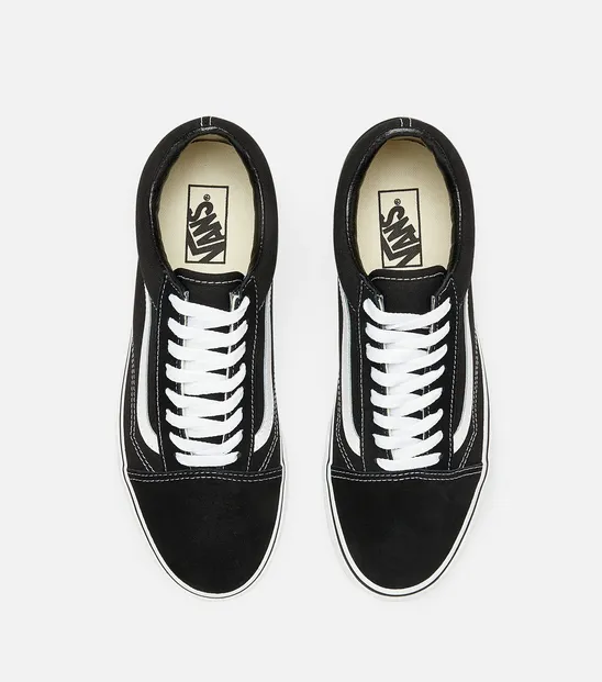 Smooth Transition Vans scarpa sneakers con zeppa da donna Old Skool Platform VN0A3B3UY281 nero-bianco