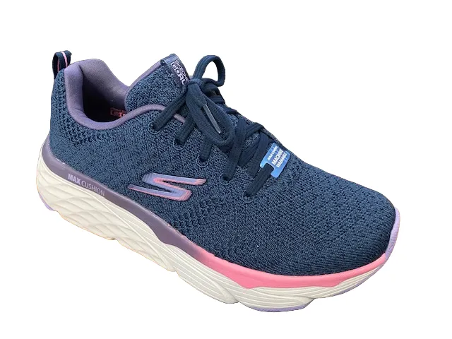 bright - colors - visibility shoes Skechers scarpa da corsa da donna massima ammortizzazione Max Cushioning Elite Clarion 128564/NVPR navy-purple