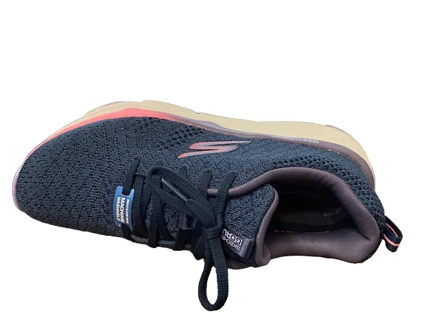 Skechers scarpa da corsa da donna massima ammortizzazione Max Cushioning Elite Clarion 128564/NVPR navy-purple Thermal Regulation Fabric smooth - stride