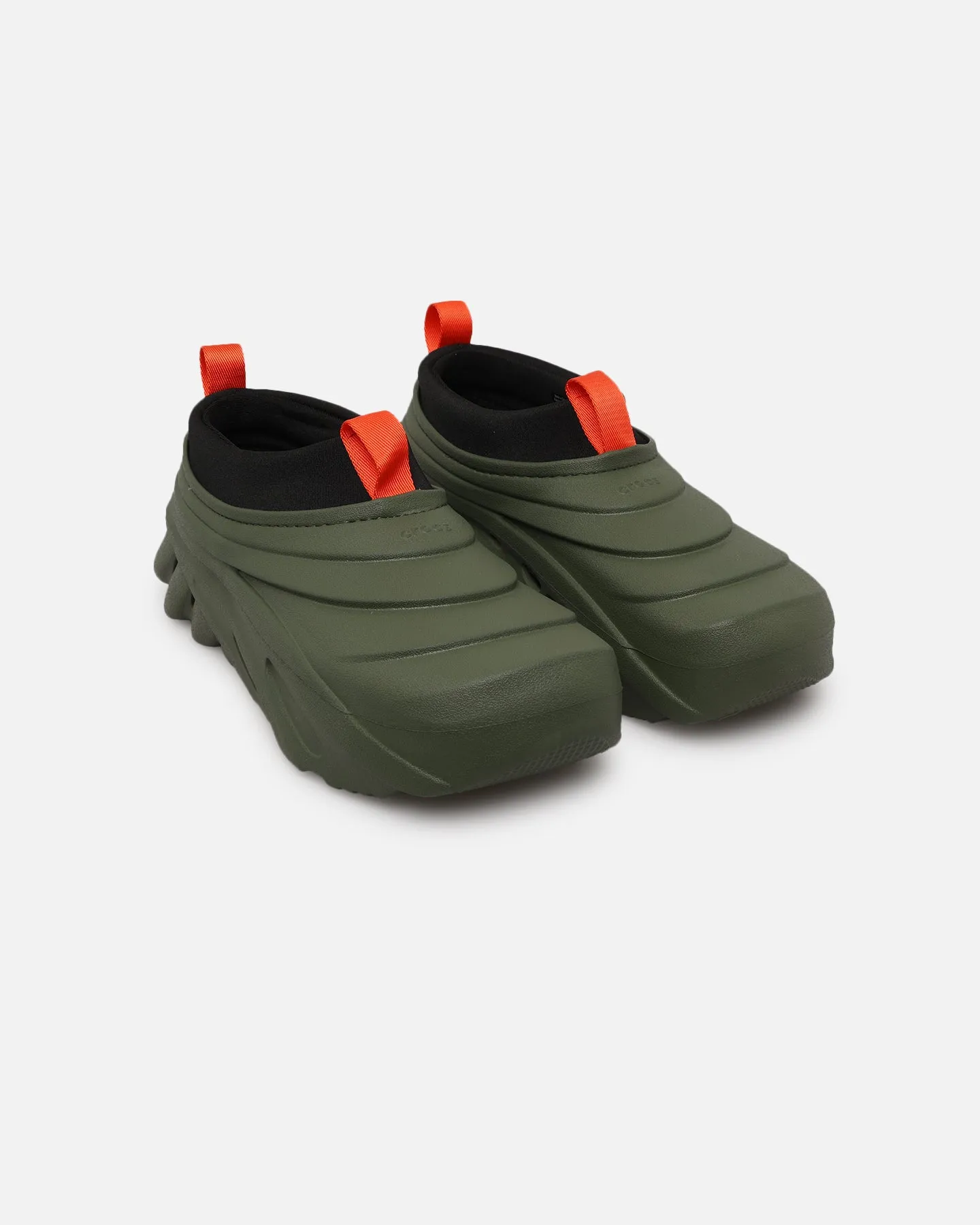 Foot-Friendly Design Relax Step Crocs Echo Storm Army Green
