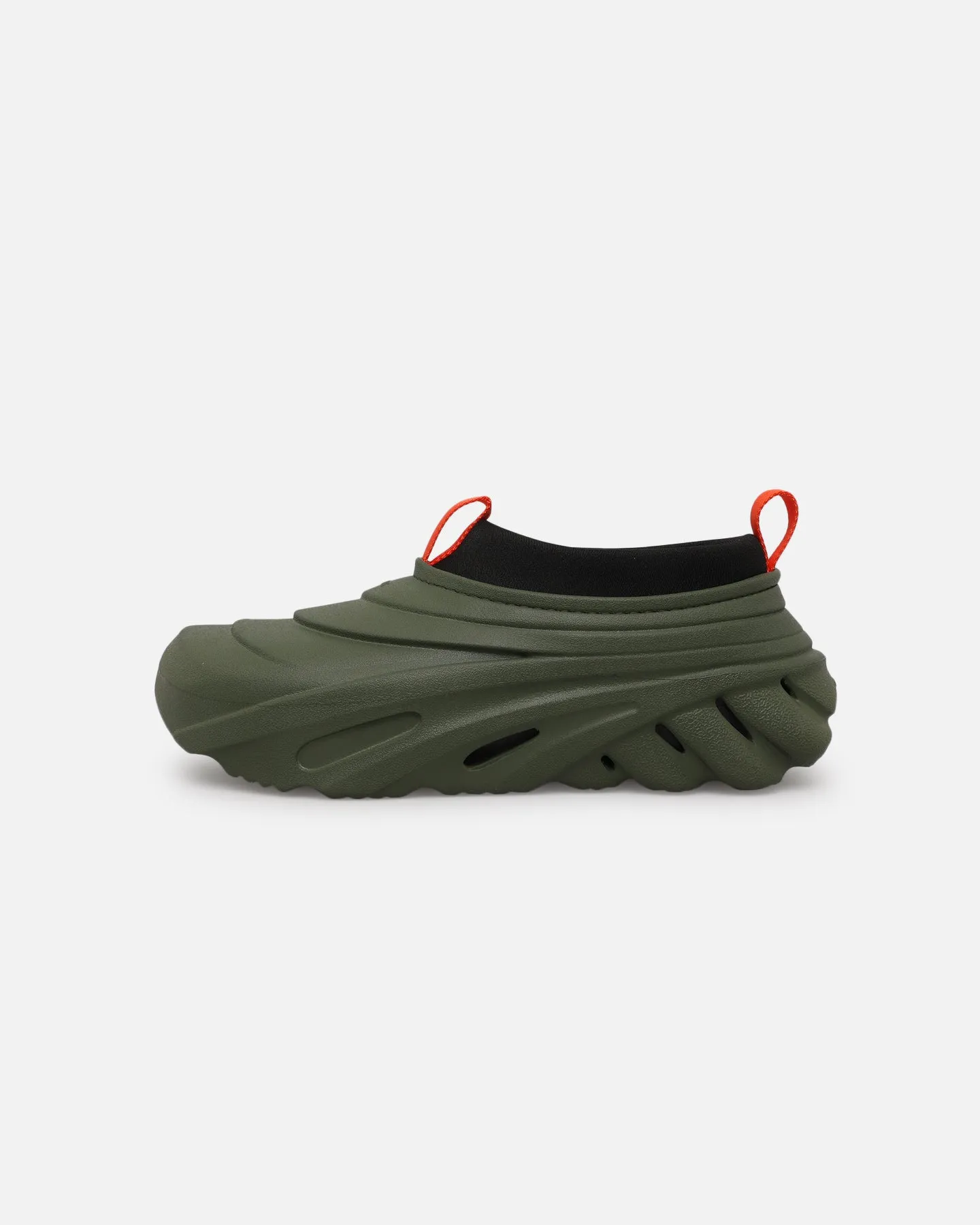 Crocs Echo Storm Army Green Chill Slip-On Shoes Comfy Beach Fit