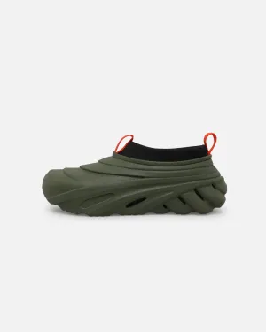 Crocs Echo Storm Army Green Chill Slip-On Shoes Comfy Beach Fit