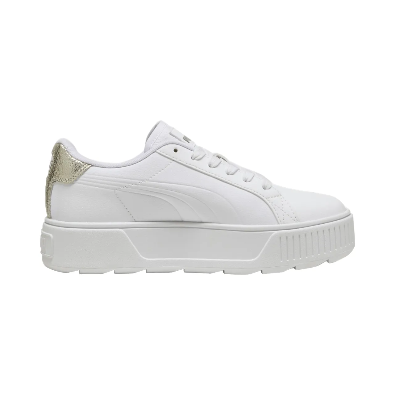 Puma scarpa sneakers da donna Karmen Metallic Shine 395099-01 bianco trendy running wear