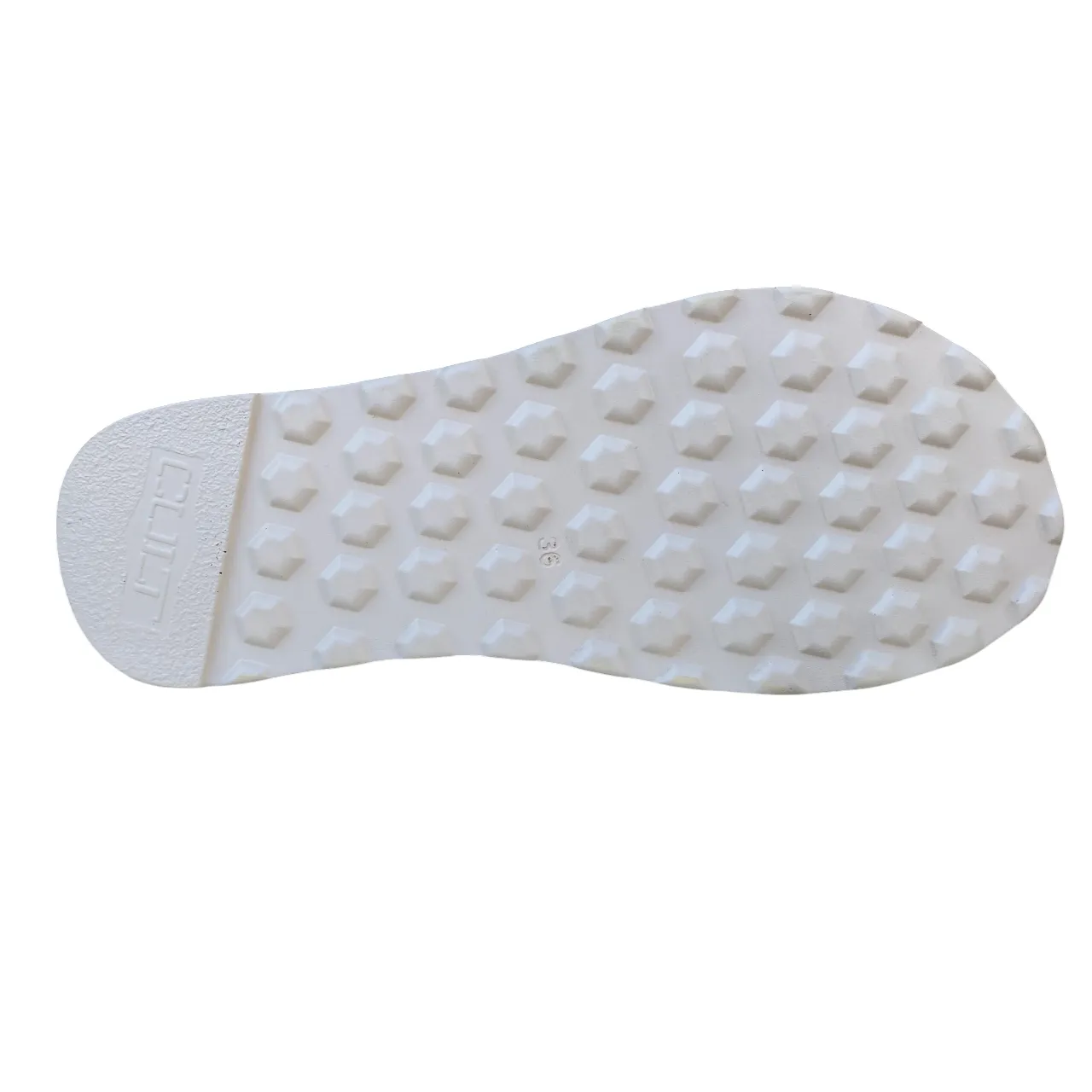 Machine made Cult sandalo con due fasce da donna e con borchie oro Janis 3863 bianco spento