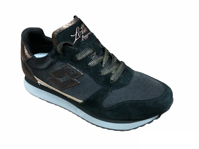 Air Infusion snowy - day shoes Lotto Leggenda scarpa sneakers da donna Wedge Bronze 217129 8NC nero-rame