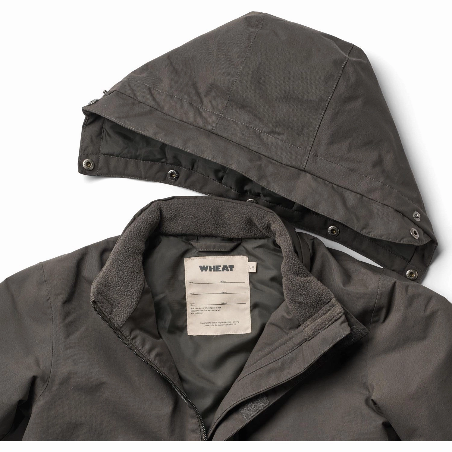 Wheat Raven Jacket Parka Jello Tech Fashion Forward Fray Resistant Edges