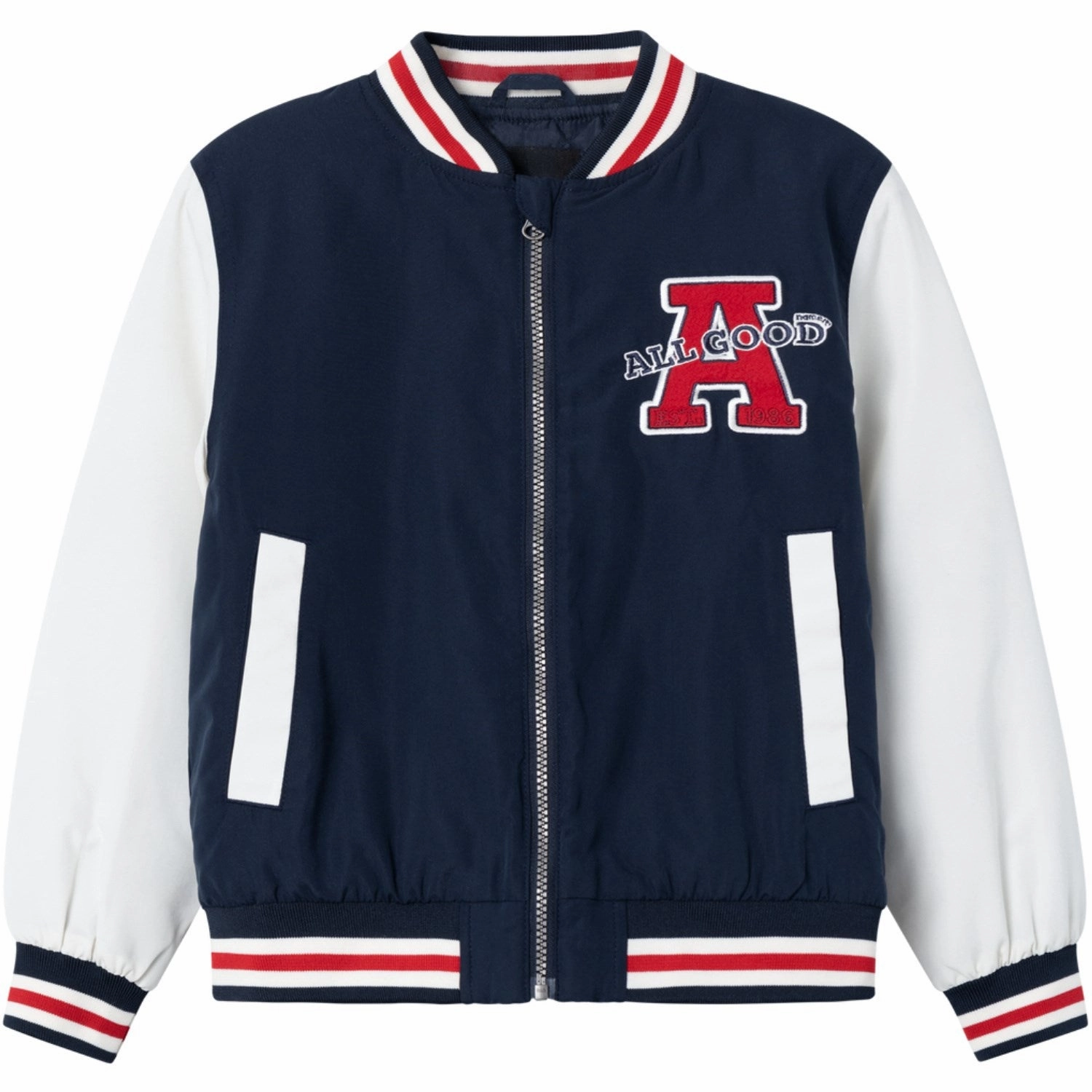 Modern Drop Tail Hem Name It Dark Sapphire Main Bomber Jacket