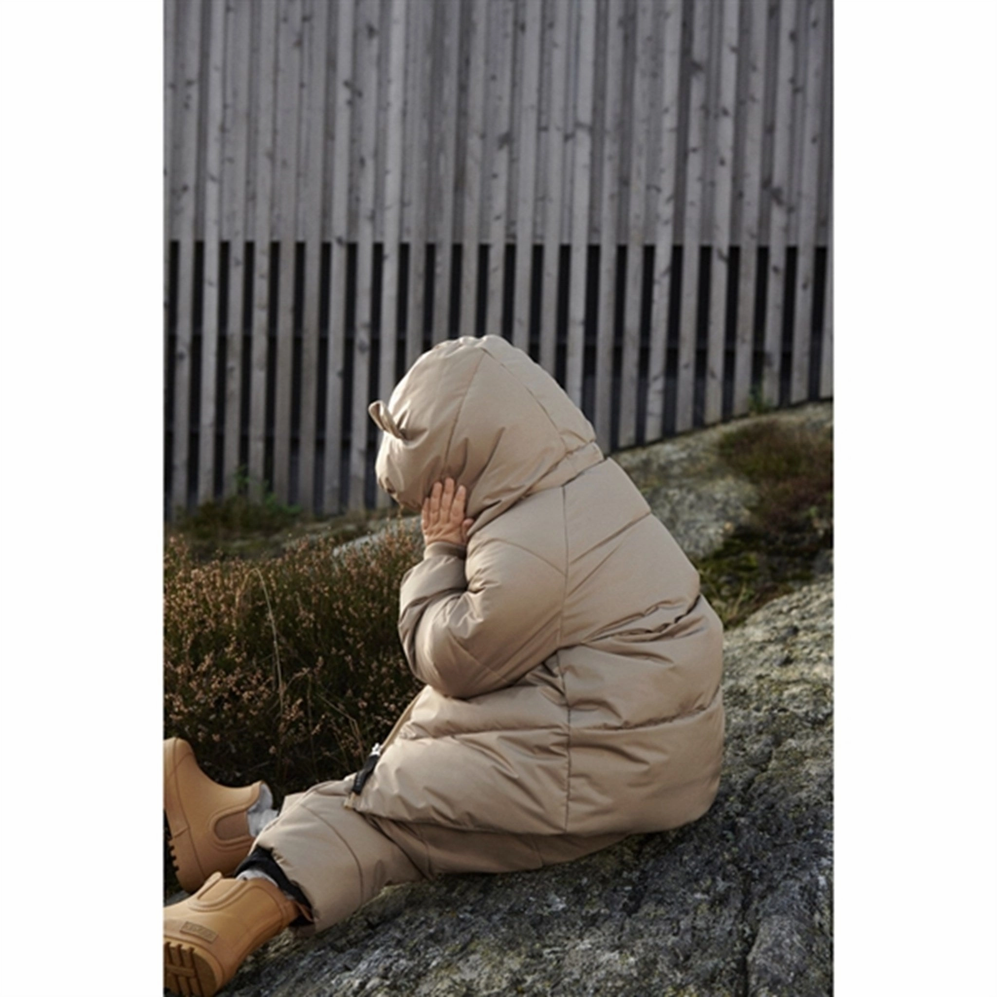 Stain Resistant Material Liewood Polle Puffer Jacket Oat
