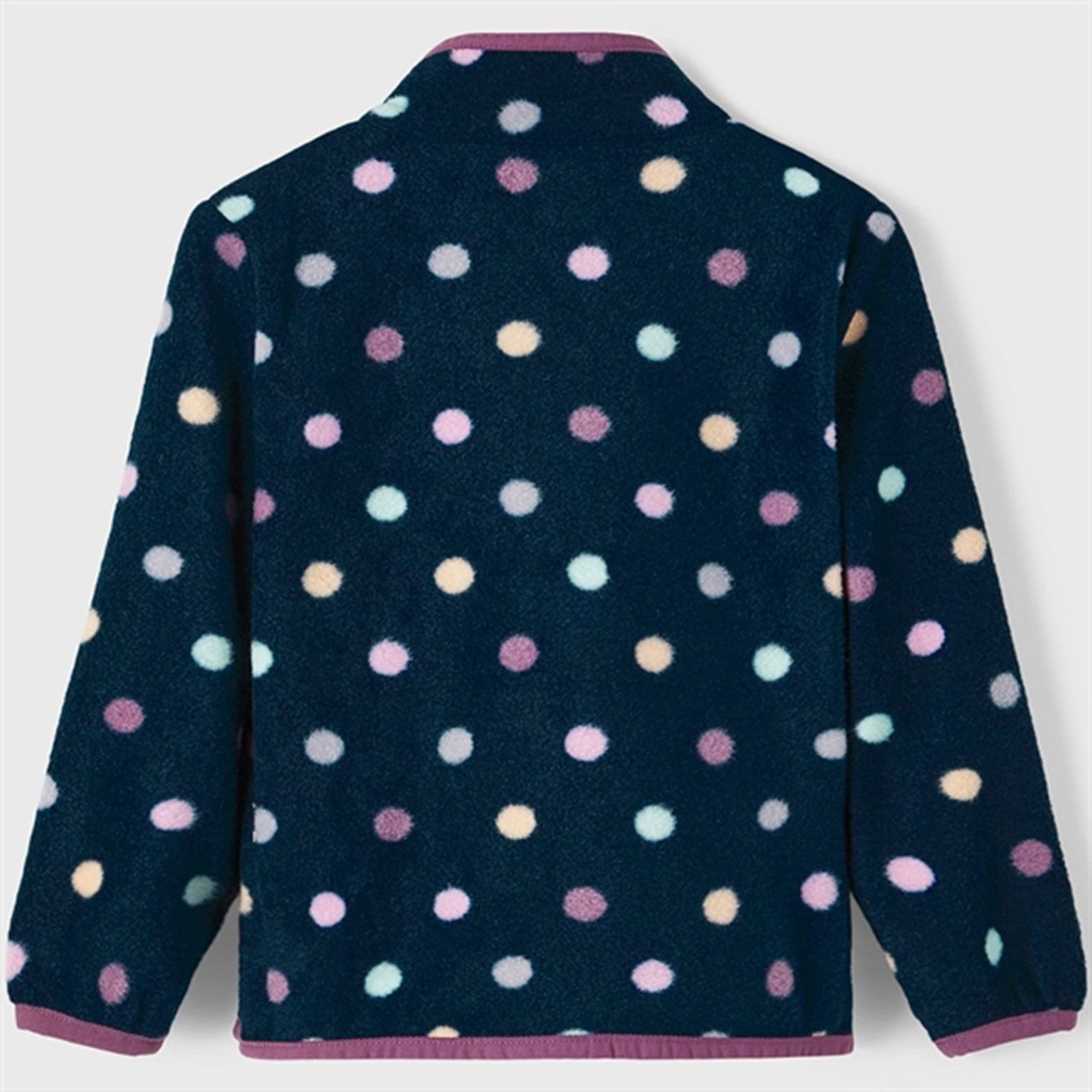 Waterproof Design Ergonomic Shoulder Cut Name it Dark Sapphire Meeko Fleece Jacket AOP