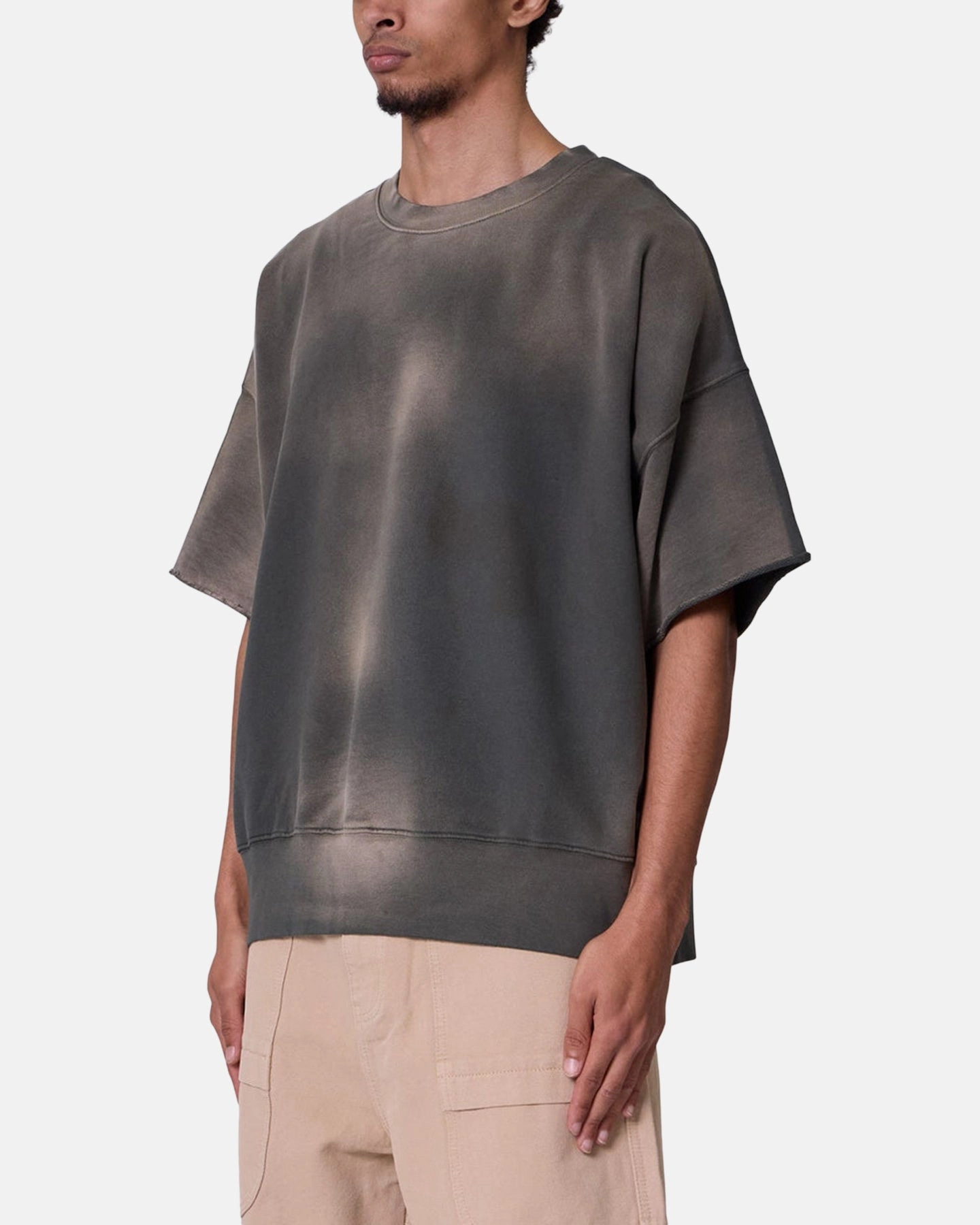 Unique Design MNML Oversized Crewneck T-Shirt Green
