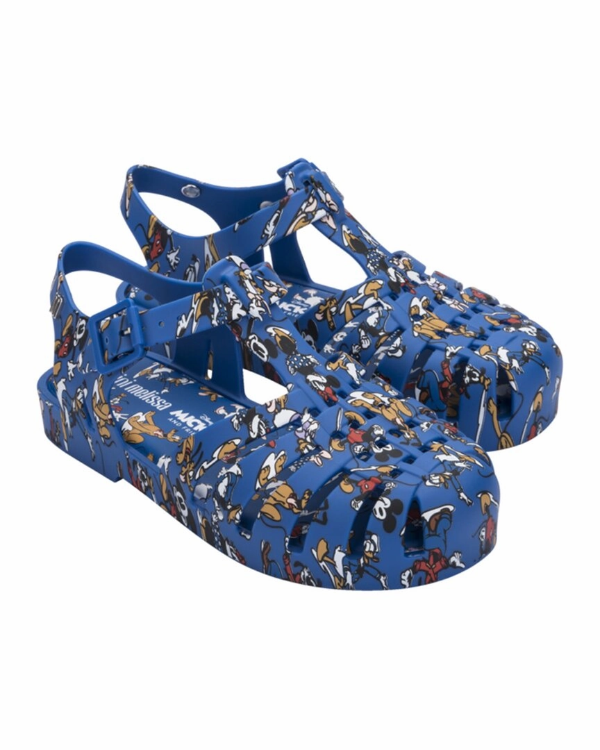 Mini Melissa Mini Print Mickey & Friends Sandal Bonded Midfoot