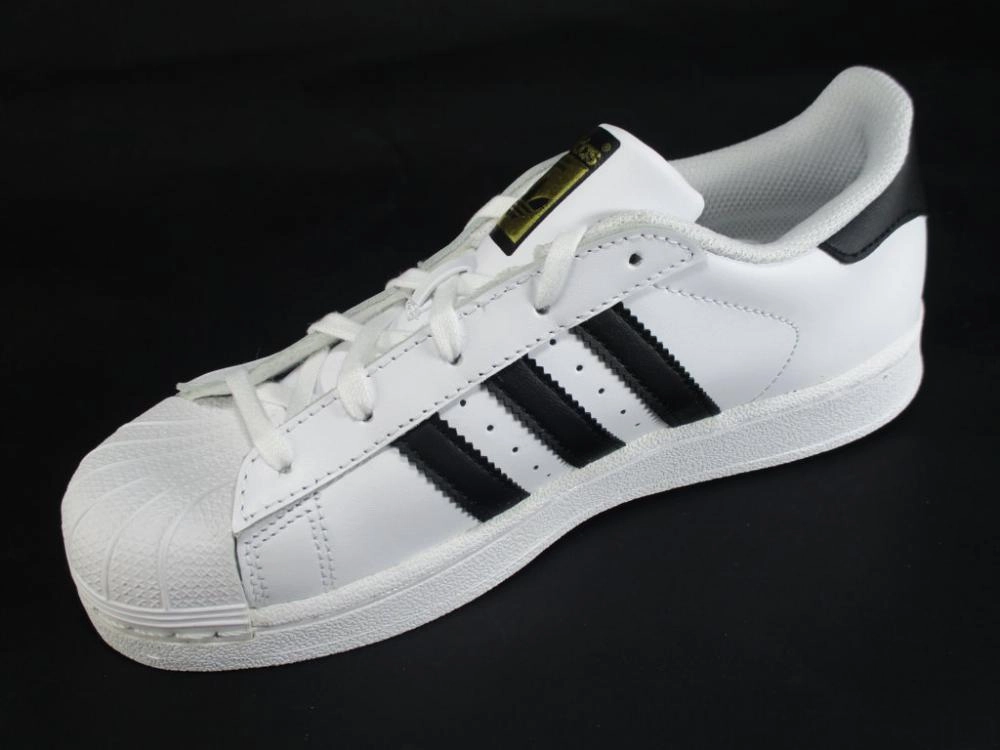 Adidas Originals scarpa sneakers per ragazzi Superstar C BA8378 bianco-nero moisture - wicking running footwear Low Profile Cushioning