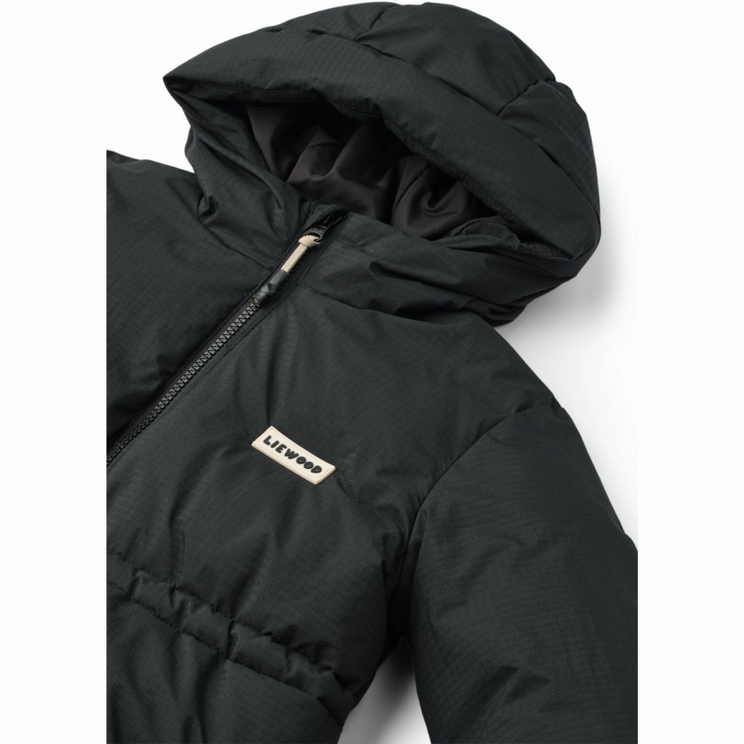 Ultraviolet Protection Winter Outerwear LIEWOOD Black Bille Long Down Jacket