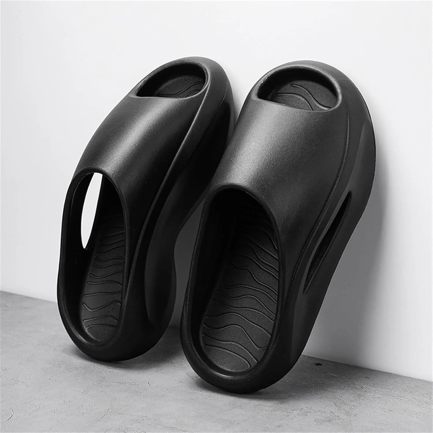 FLIOZY Unisex Garden Casual Non-slip Beach Height Increasing Sandals Walking Elevator Shoes Slip On Sneakers