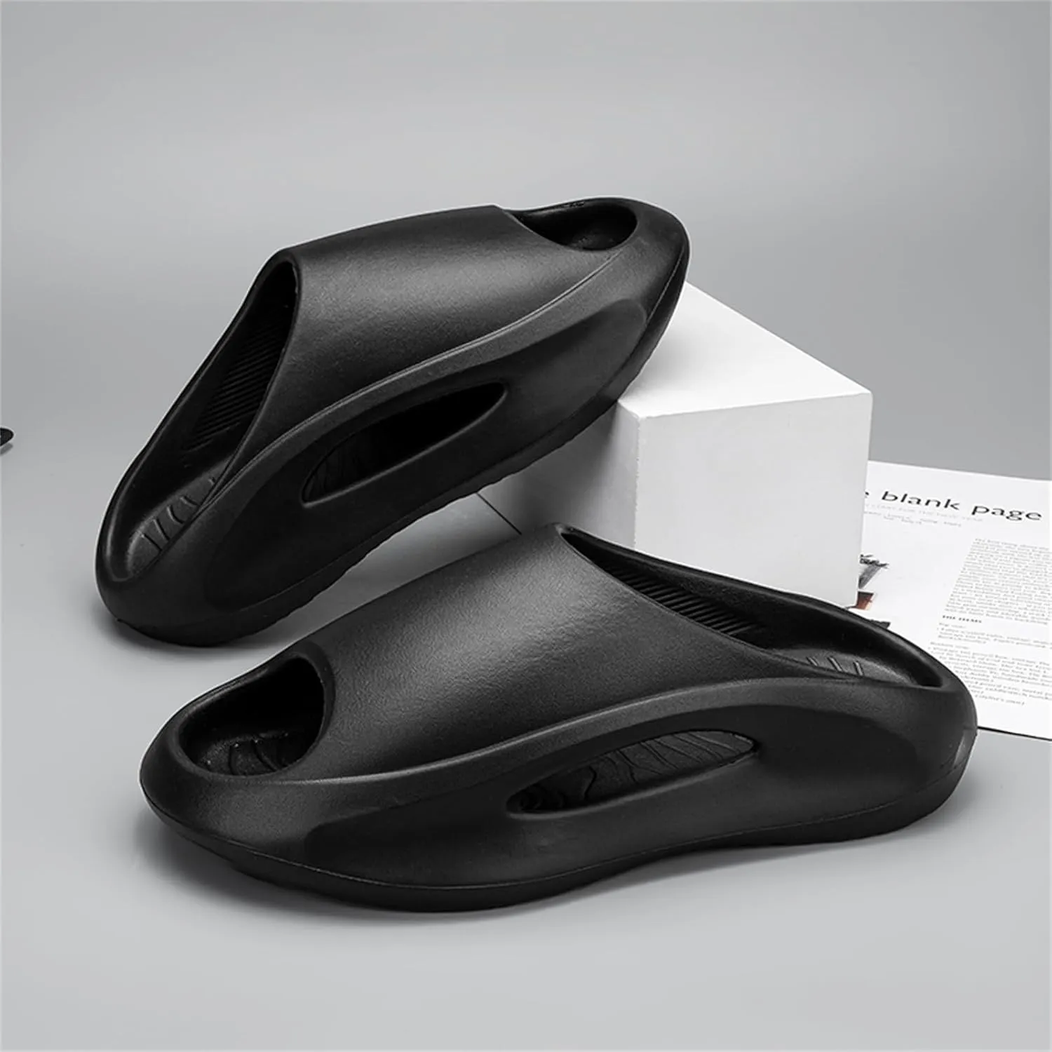 FLIOZY Unisex Garden Casual Non-slip Beach Height Increasing Sandals Walking Elevator Shoes Slip On Sneakers