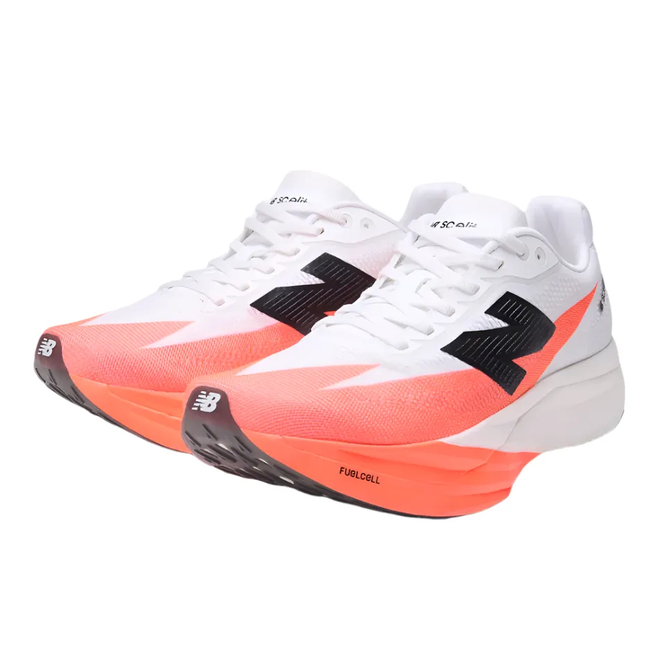 twistable running shoes New Balance Men's FuelCell SuperComp Elite v5 Running Shoes in Urgent Red AW25