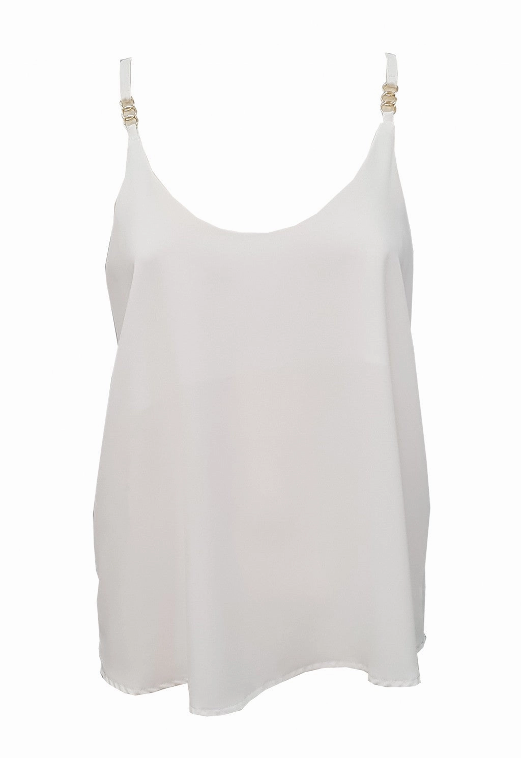 Fly Girl Canotta casual da donna 2404/05 bianco Anti Odor Technology