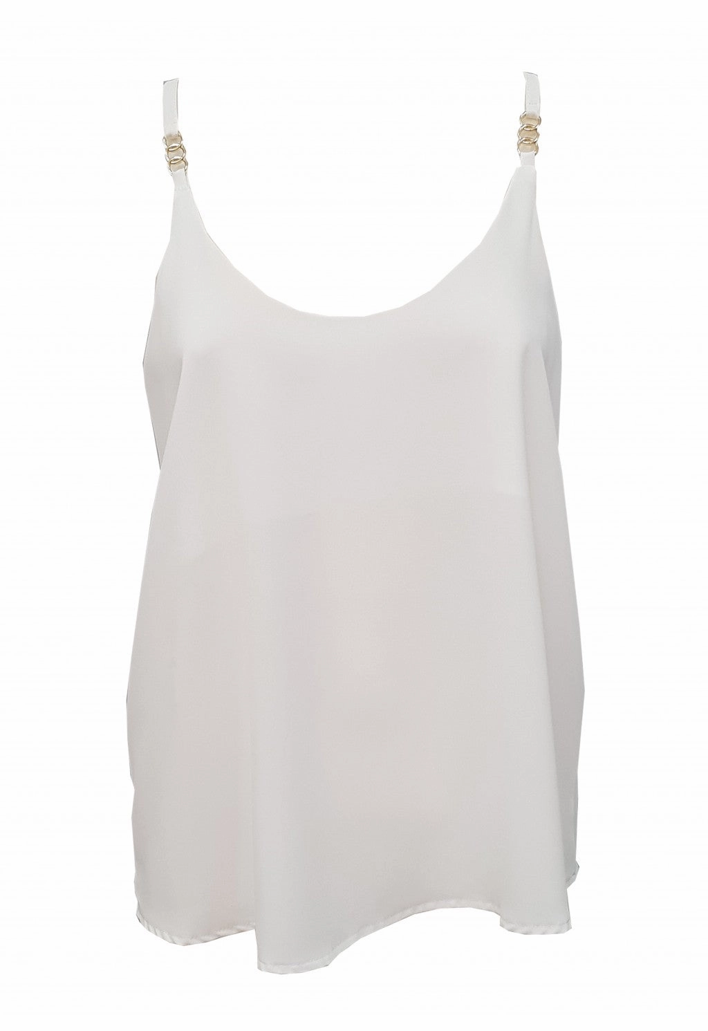 Fly Girl Canotta casual da donna 2404/05 bianco day operation