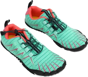 Focket Lady Climbing Shoes, Breathable Elastic Upper Shock Absorbing Thick Sole Prevent Slip Women Sport Water Shoes for Fishing for Driving (Size 39)