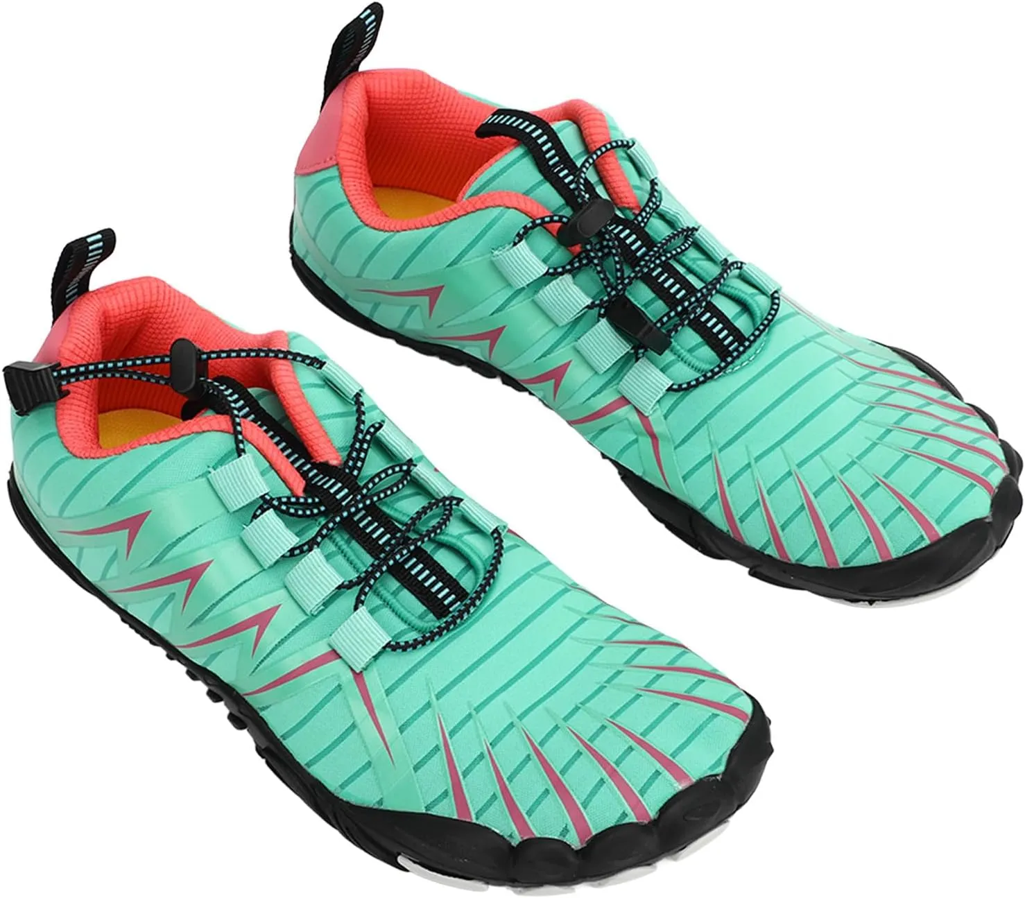 Focket Lady Climbing Shoes, Breathable Elastic Upper Shock Absorbing Thick Sole Prevent Slip Women Sport Water Shoes for Fishing for Driving (Size 39)