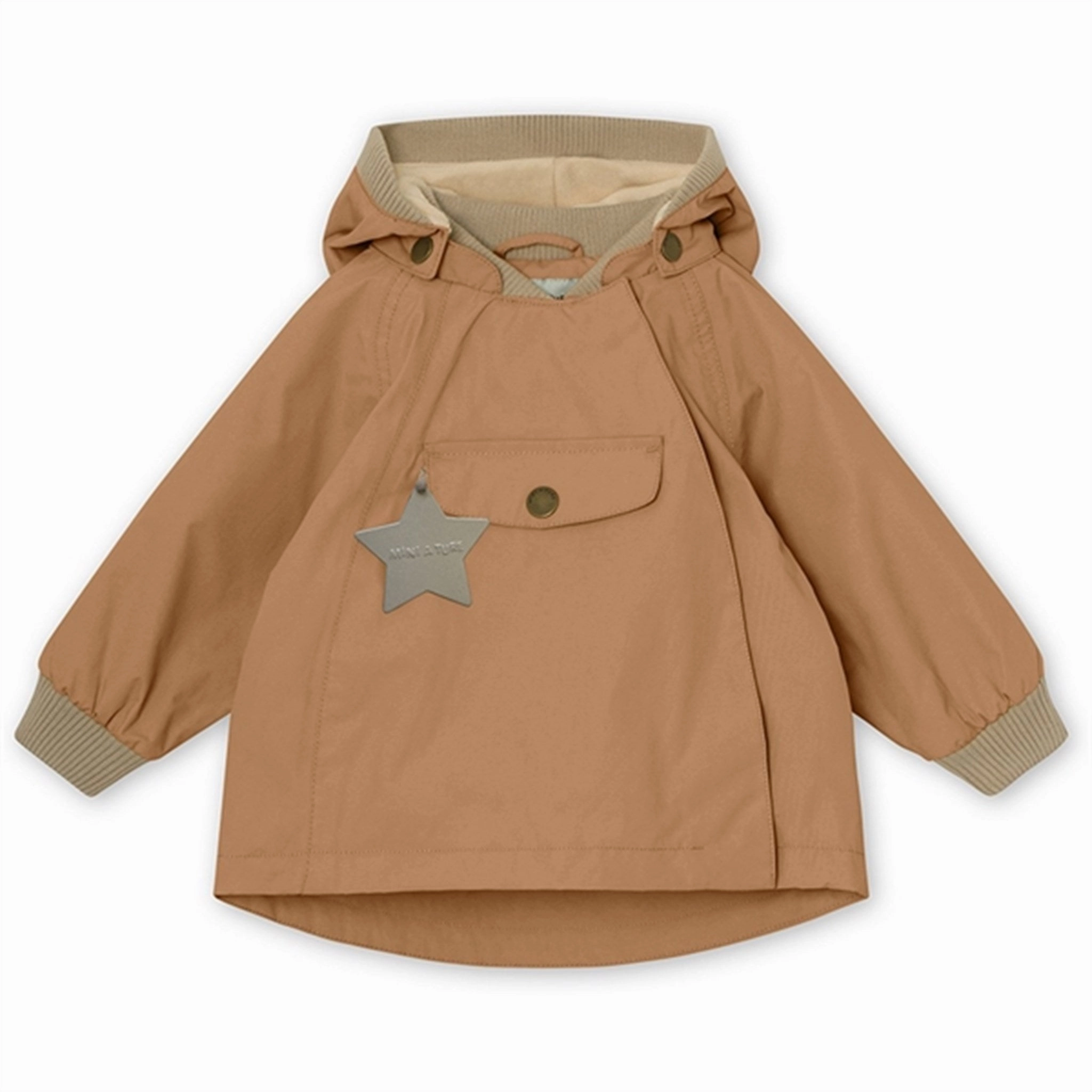 Water Resistant Design MINI A TURE Wai Spring Jacket w/Fleece Lining Sandstorm