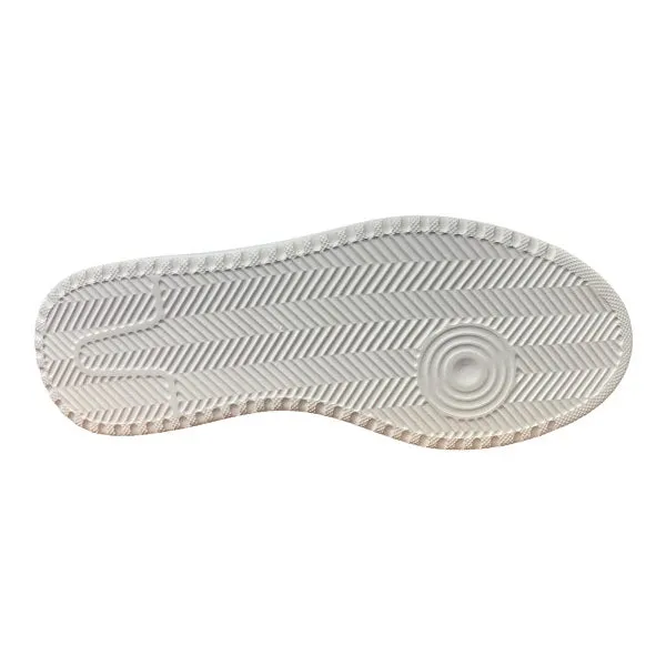 Caf??Noir Sneakers in pelle con pasalaccio catena C1DE1520 W001 white LightReflective