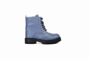 FOOT FEDERATION DERBY WINGTIP KIDS' BOOT BLUE