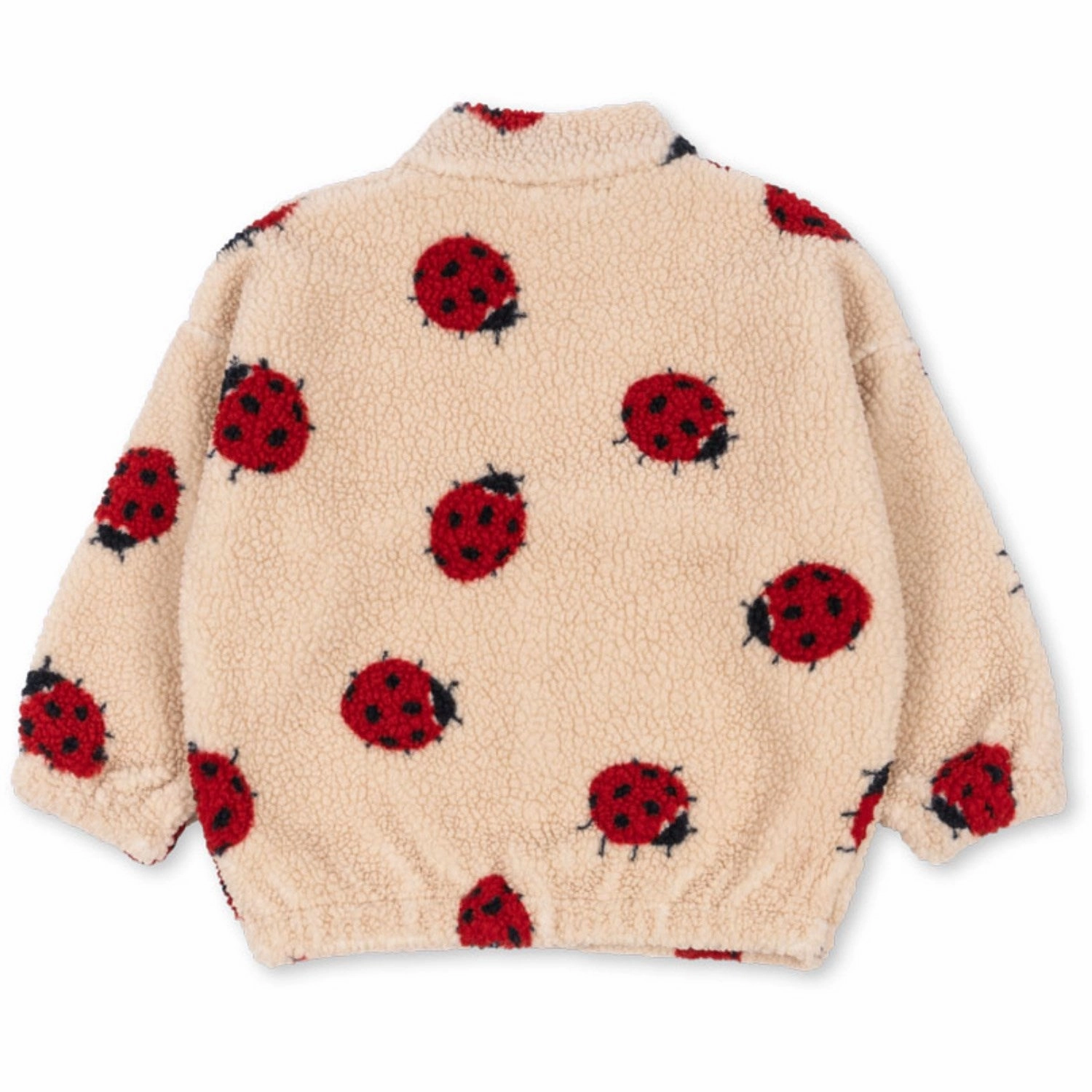 HypoallergenicInnerLayer Konges Sl?jd Ladybug Sand Jody Teddy Jacket Grs